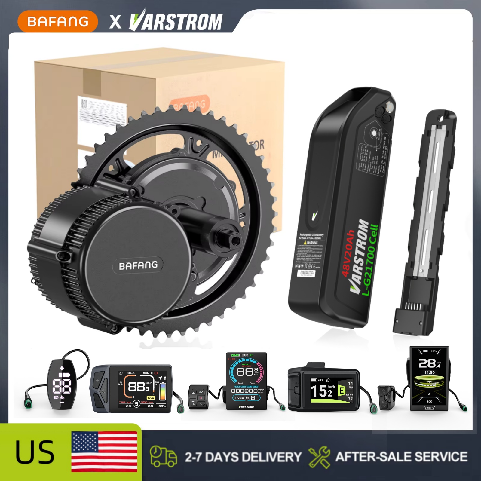 Bafang Bbshd 1000W Conversion Kit - [Produkt dostępny w magazynie w USA]