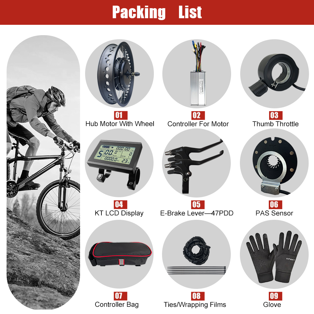 Zestaw do konwersji Fat E-Bike – 72V 5000W Hub Motor Kit recenzja i cena